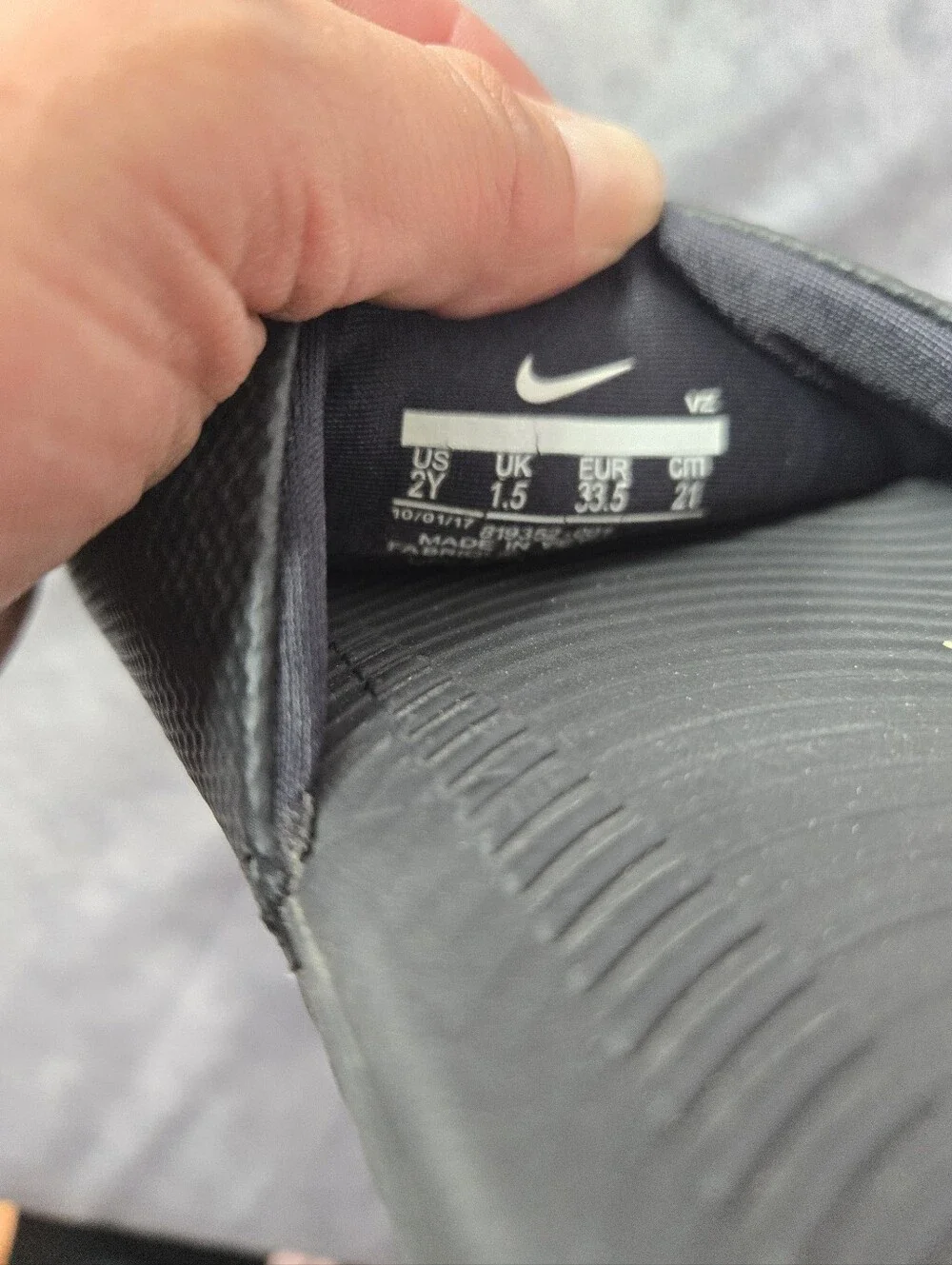 Nike Black Slide Sandals with White Swoosh